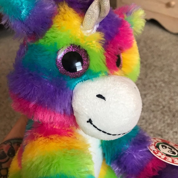 Rainbow unicorn stuffie - Picture 2 of 6